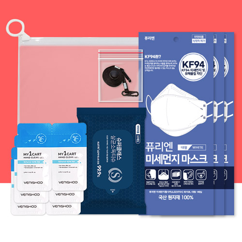 코로나 생활안심세트 VM515 (손소독티슈 10매 1P