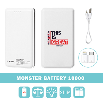 미셀 몬스터 보조배터리 10000mAh 3in1(8핀/