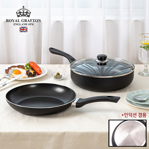로얄그래프톤 제마 인덕션겸용(IH) 후라이팬28cm +