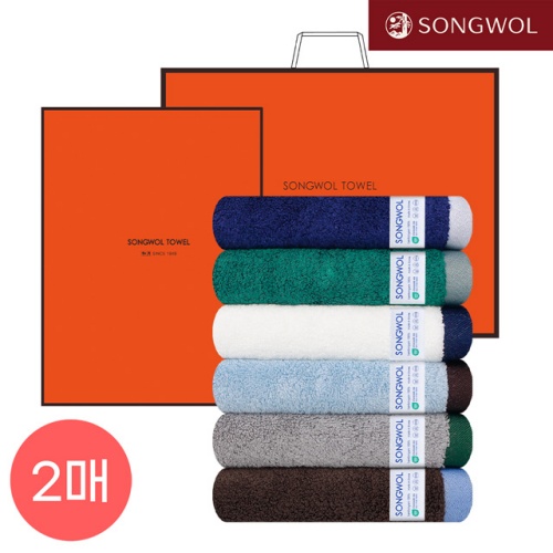 [송월타올] 뉴 바이브 뱀부 220g 2P 타올세트