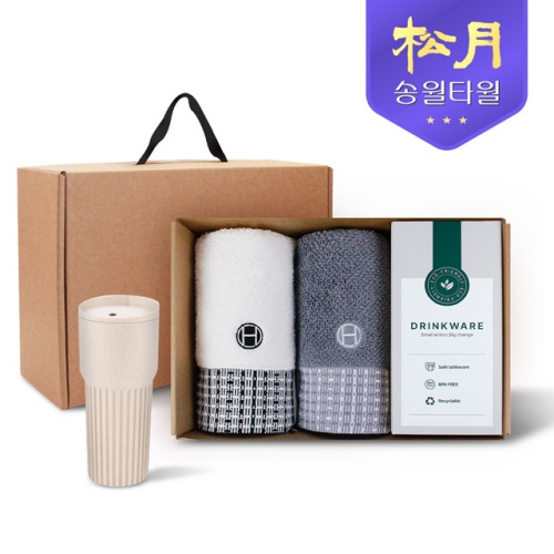 송월타올 리빙 기프트세트 6. 호텔컬렉션 톤40 175g X 2P + 커