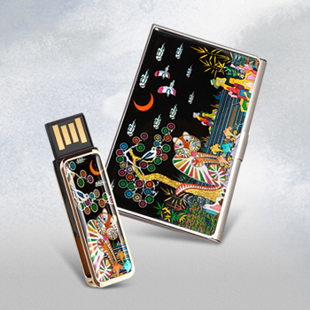 제이메타 S4 골드 자개USB 명함케이스 세트4GB~6