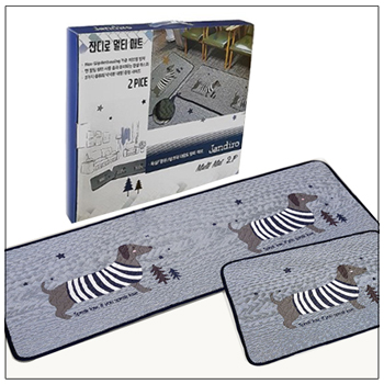 잔디로 매트세트 2P(발매트+주방매트)