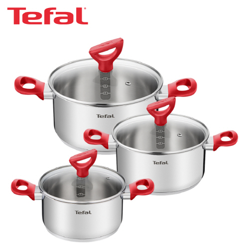 테팔 에디션 레드 인덕션 냄비 양수 18cm+ 20cm+ 24cm