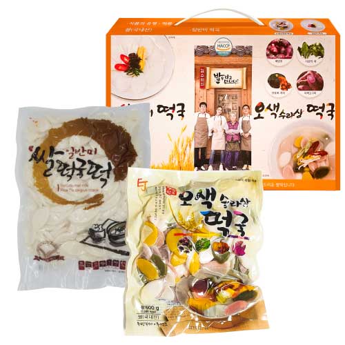 김수미 일반미 오색떡국떡 세트