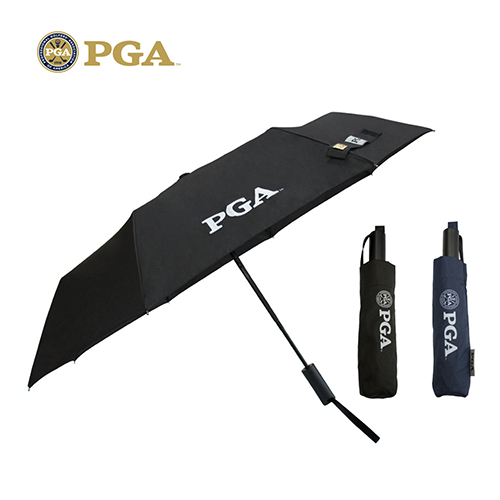 PGA 3단 무지 완전자동우산
