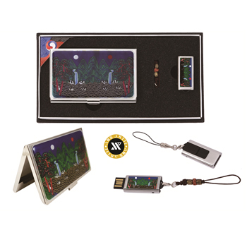 일월오봉도자개명함+일월오봉도자개USB(8GB~64GB)