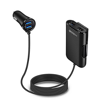 NEXONE 차량용 연장형 4포트 USB 고속충전기 N