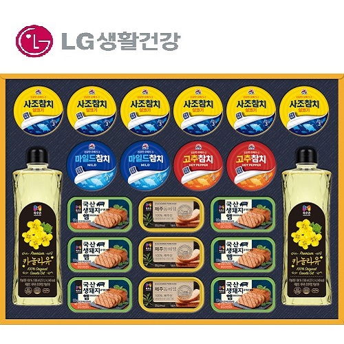 햄복합 85호 사조 목우촌 선물세트 (쇼핑백포함)