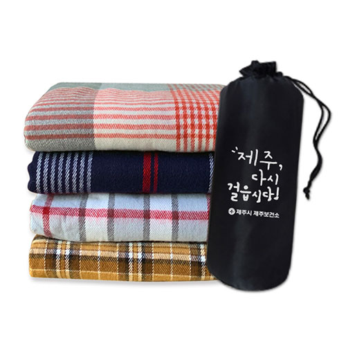 국산 최고급 원통주머니 항공담요(특대)