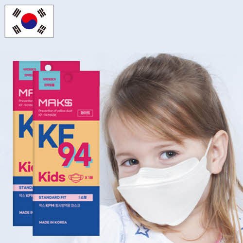 [국산] 막스 KF94 마스크 (화이트, 소형, 아동용