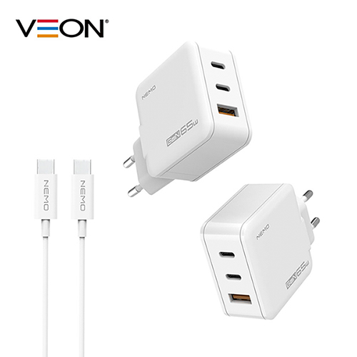 베온 네모 슬림 GaN PD65W PPS 3포트 초고속