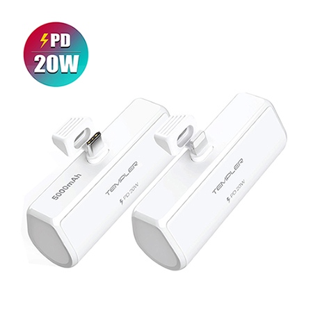 템플러 PD 20W 5000mAh 도킹형 배터리 (C타