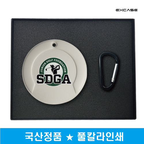 엑스케이스 국산 정품 퍼팅디스크 홀컵 가죽 네임택(풀칼