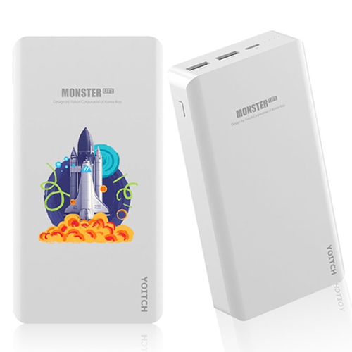 요이치 몬스터 라이트 USB 멀티 충전 보조배터리 10
