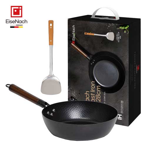 아이제나흐  무쇠 멀티 궁중팬 28cm 스텐 뒤집게 2