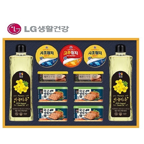 복합 54호 목우촌햄 사조참치 카놀라유세트 (쇼핑백증정