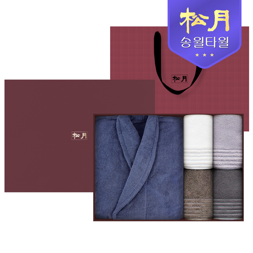 송월 컬러컬렉션 가운 + 호텔컬렉션 필라라인 190g 