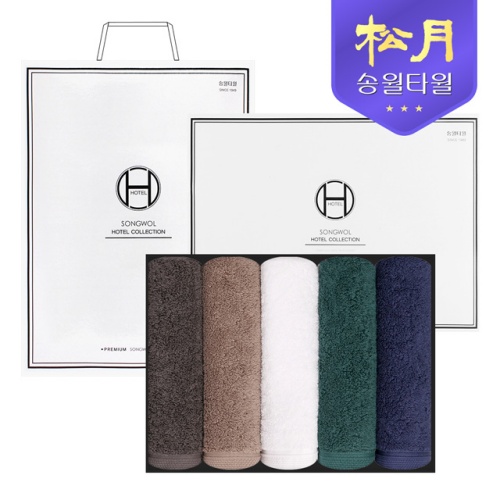 [송월타올] 송월 40수 포인트40 200g 5P 타올