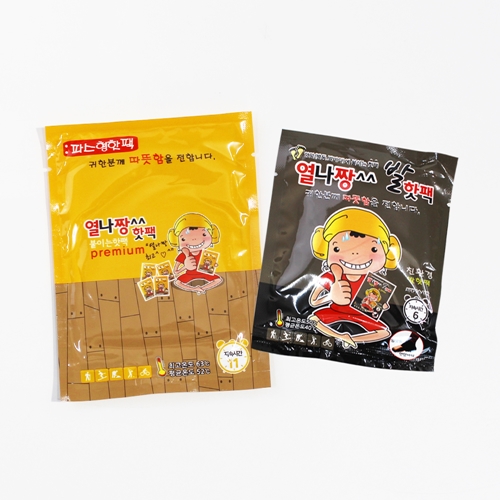 열나짱 붙이는핫팩 발핫팩 / 파스형핫팩 (최대 11시간