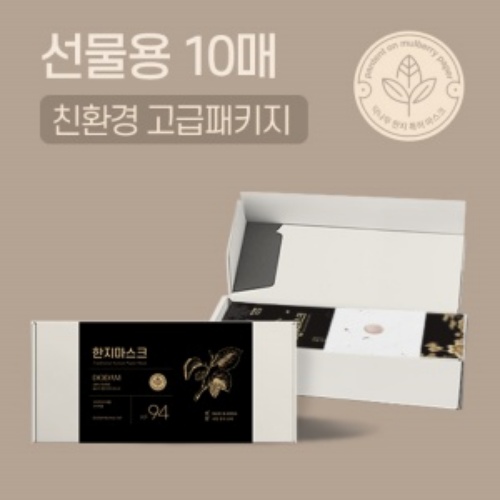 도담코리아한지방역용마스크 KF94 대형 10매입 선물포