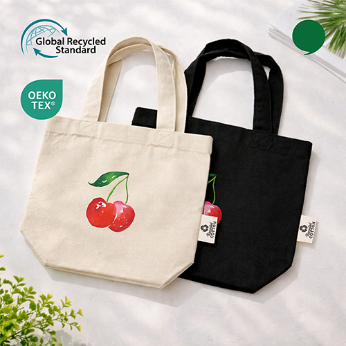 오코텍스리사이클 피크닉도트에코백 (24*21cm/밑면8